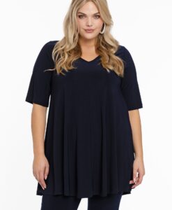 Yoek Tuniek Swing short sleeve | Blauw | Maat 50/52