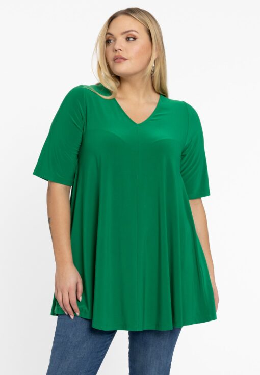 Yoek Tuniek Swing short sleeve | Groen | Maat 54/56