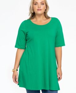 Yoek Tuniek wide bottom | Groen | Maat 46/48