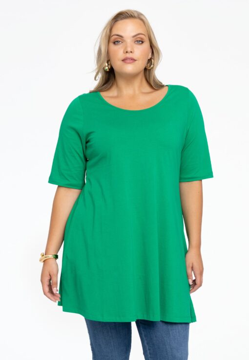 Yoek Tuniek wide bottom | Groen | Maat 46/48