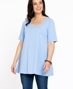 Yoek Tuniek flare | Licht Blauw | Maat 54/56