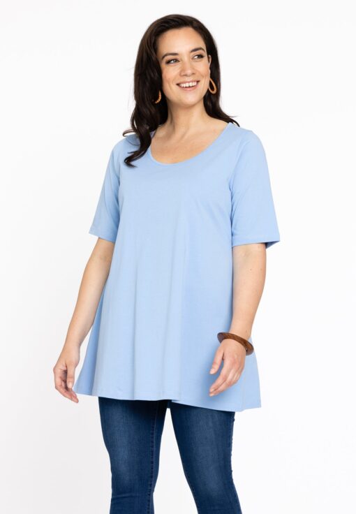 Yoek Tuniek flare | Licht Blauw | Maat 54/56