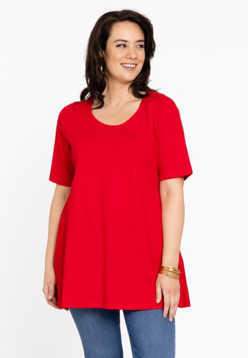 Yoek Tuniek flare | Rood | Maat 38/40