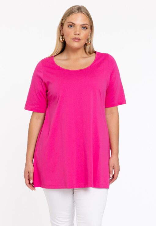Yoek Tuniek flare | Roze | Maat 38/40