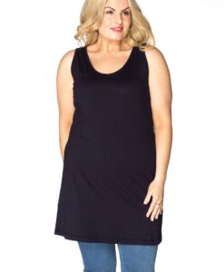 Yoek Top lang | Blauw | Maat 38/40