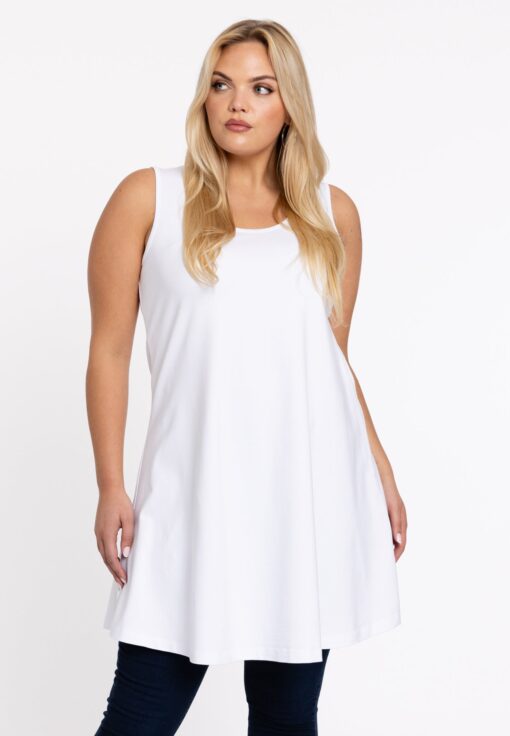 Yoek Top wide bottom | Wit | Maat 38/40