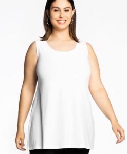 Yoek Top flare | Wit | Maat 46/48