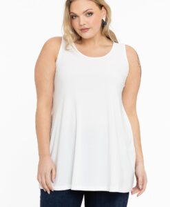 Yoek Top flare | Beige | Maat 42/44