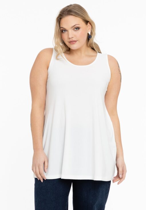 Yoek Top flare | Beige | Maat 42/44