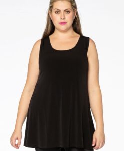 Yoek Top flare | Zwart | Maat 50/52