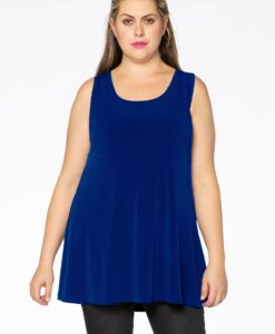 Yoek Top flare | Indigo | Maat 46/48