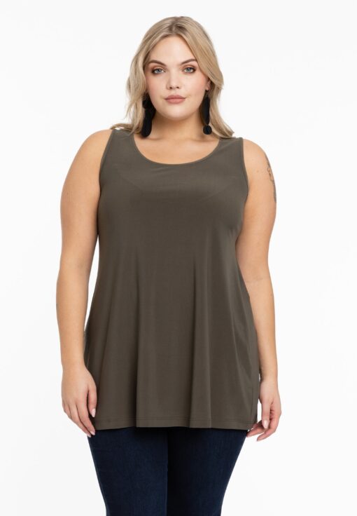 Yoek Top flare | Licht Groen | Maat 38/40
