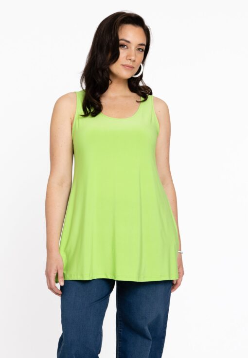 Yoek Top flare | Groen | Maat 58/60