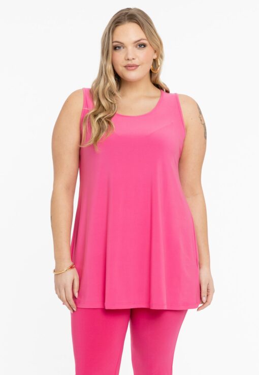 Yoek Top flare | Roze | Maat 38/40