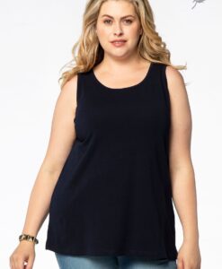 Yoek Top relax fit | Blauw | Maat 38/40