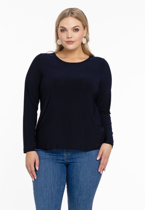 Yoek Shirt long sleeve | Blauw | Maat 50/52