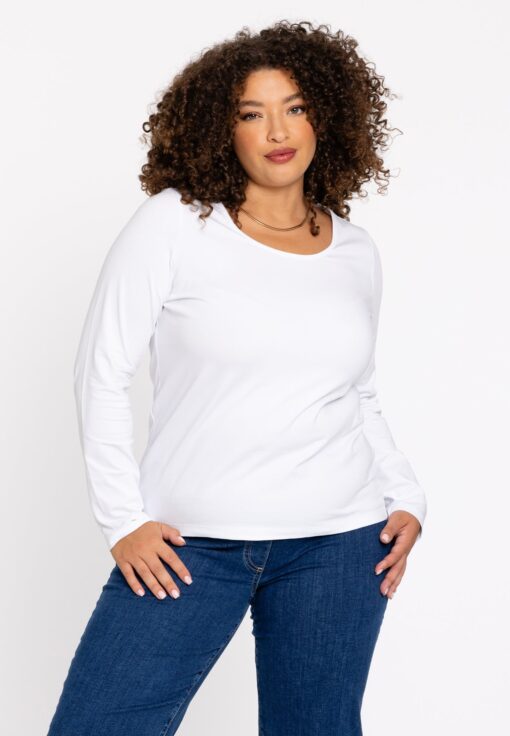 Yoek Tuniek tight fit | Wit | Maat 38/40