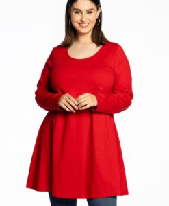 Yoek Tuniek wide bottom | Rood | Maat 42/44