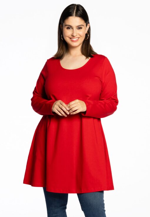 Yoek Tuniek wide bottom | Rood | Maat 42/44