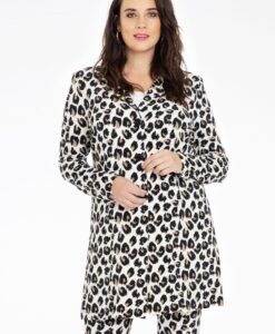 Yoek Lange blazer FELINE | Bruin | Maat 58/60