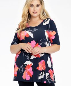 Yoek Tuniek flare LILY | Blauw | Maat 50/52