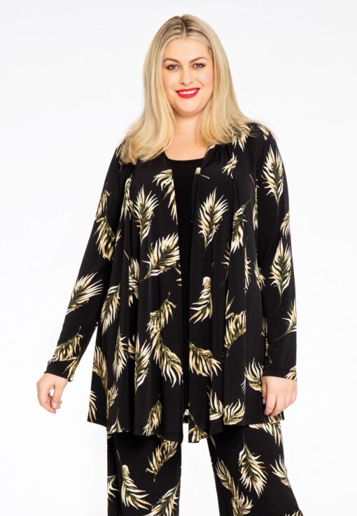 Yoek Vest PALM | Zwart | Maat 38/40