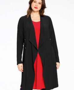 Yoek Vest met koordje | Zwart | Maat 54/56