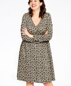 Yoek Jurk LUREX | Zwart | Maat 38/40