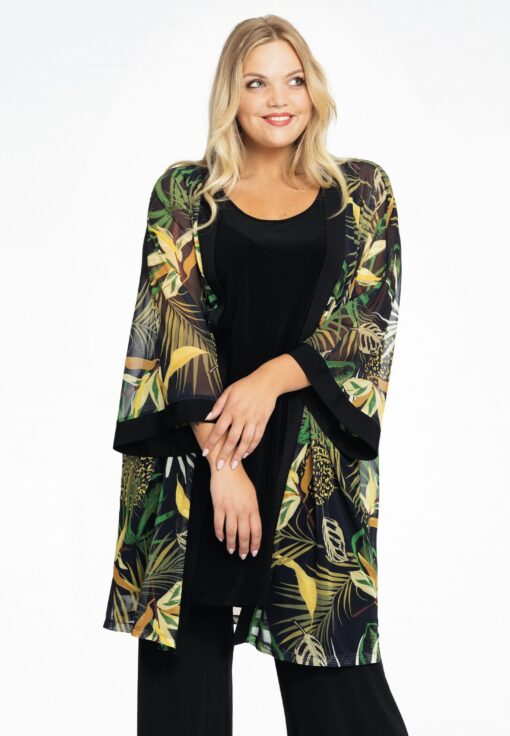 Yoek Kimono COCOA | Zwart | Maat 50/52
