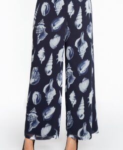 Yoek Pantalon SEA SHELLS | Blauw | Maat 46/48
