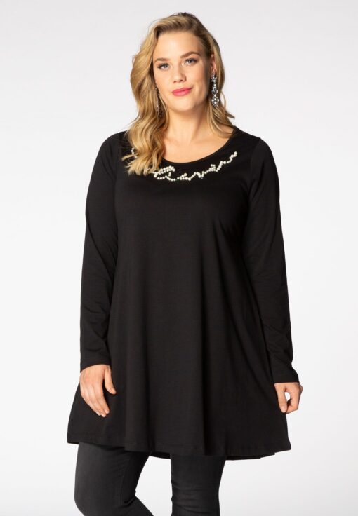 Yoek Shirt Believe | Zwart | Maat 38/40