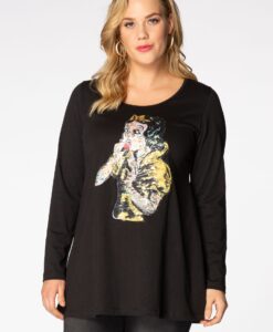 Yoek Tuniek Snowwhite flare | Zwart | Maat 58/60