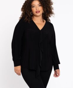 Yoek Tuniek kort flare | Zwart | Maat 38/40