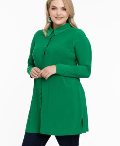 Yoek Blouse | Groen | Maat 38/40
