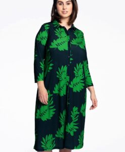 Yoek Blouse midi | Blauw | Maat 42/44