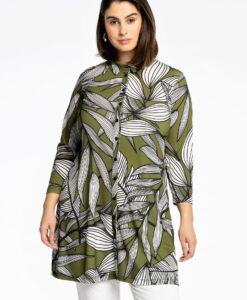 Yoek Blouse | Groen | Maat 42/44