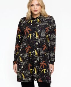 Yoek Blouse | Zwart | Maat 46/48