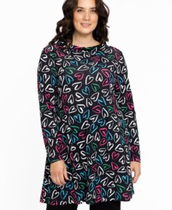 Yoek Tuniek wide bottom | Zwart | Maat 46/48
