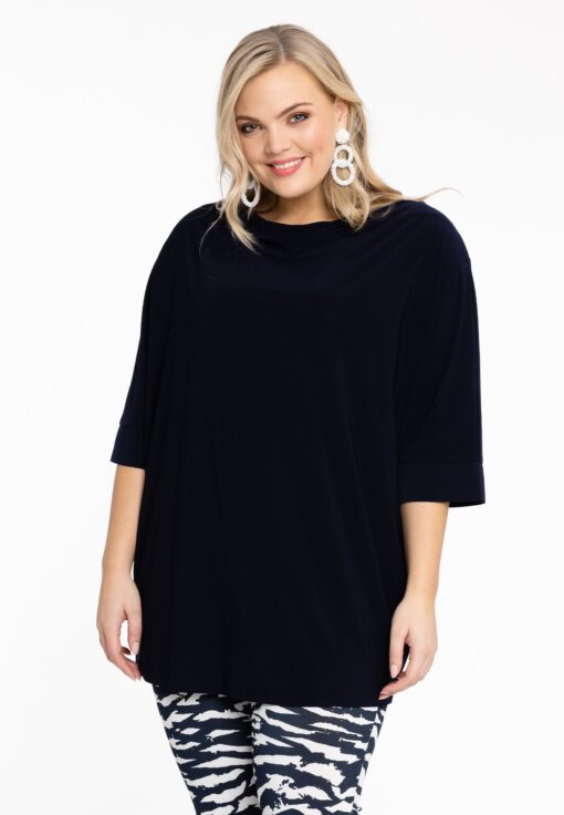 Yoek Shirt kimono mouw | Blauw | Maat 58/60