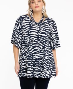 Yoek Tuniek met bandjes ARIA | Blauw | Maat 38/40