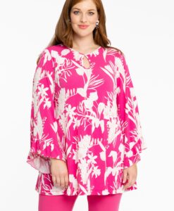 Yoek Tuniek wide bottom FREESIA | Roze | Maat 58/60