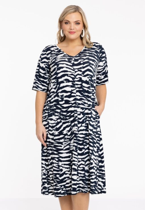 Yoek Jurk A-lijn ARIA | Blauw | Maat 38/40