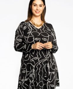 Yoek Tuniek wide bottom MASK | Zwart | Maat 38/40