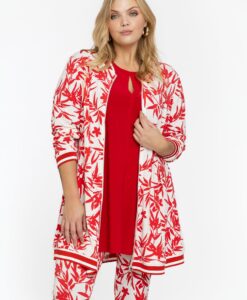 Yoek Cardi-blazer wide bottom FIONA | Wit | Maat 54/56