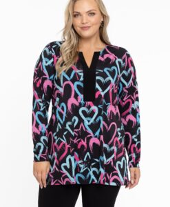 Yoek Tuniek flare | Zwart | Maat 38/40