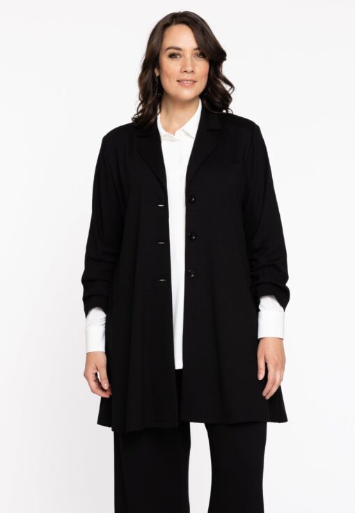 Yoek Blazer A-lijn VERO | Zwart | Maat 54/56