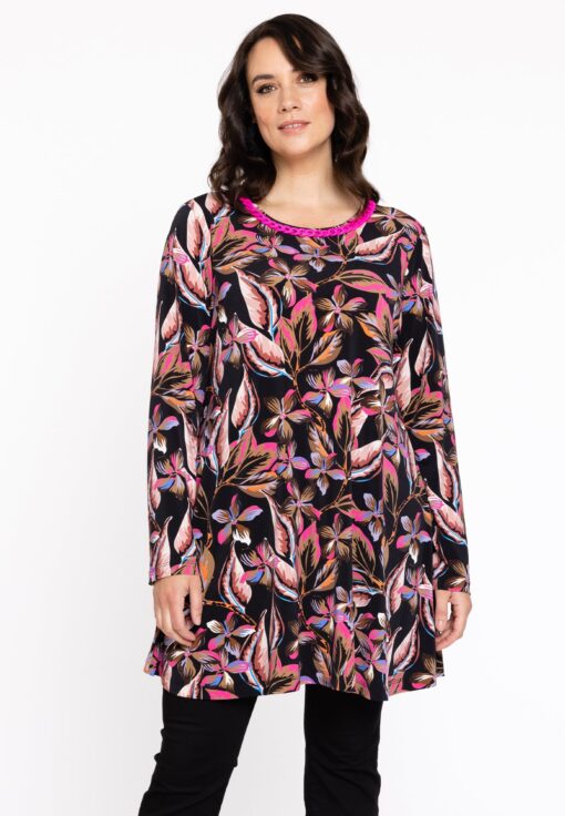 Yoek Tuniek wide bottom Chain | Zwart | Maat 46/48