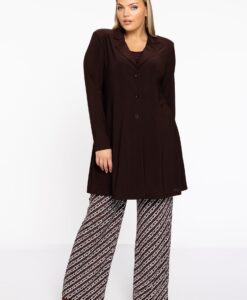 Yoek Wijde broek | Bruin | Maat 42/44