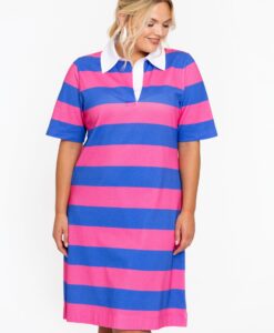 Yoek Jurk POLO | Roze | Maat 50/52