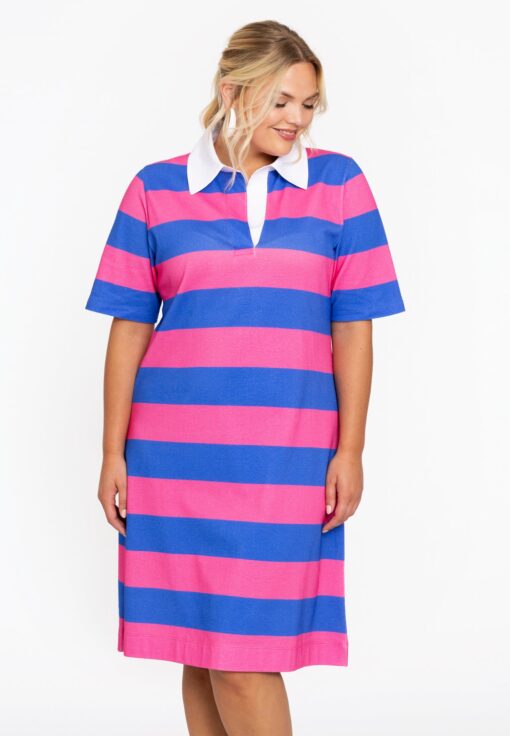 Yoek Jurk POLO | Roze | Maat 50/52